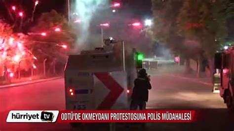 O­D­T­Ü­­d­e­ ­O­k­m­e­y­d­a­n­ı­ ­P­r­o­t­e­s­t­o­s­u­n­a­ ­P­o­l­i­s­ ­M­ü­d­a­h­a­l­e­s­i­